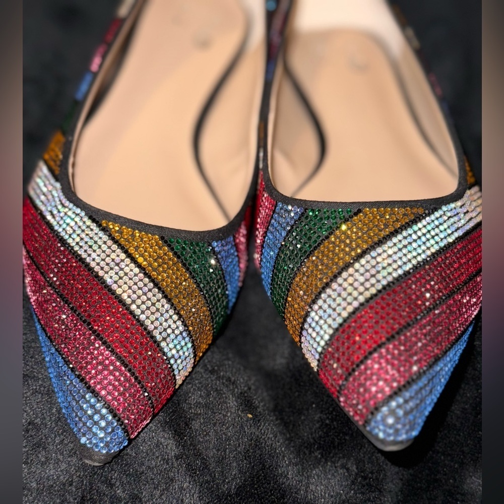 Mix No. 6 Colorful Striped Women's Flats - Picture 10 of 11